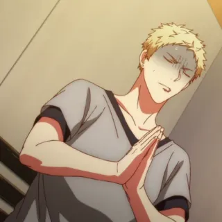 😖 808c0662 Given 动漫, 漫画, Given, 角色, 恳求 whatsapp sticker