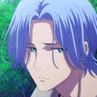 😔 2154a398 Reki Kyan SK8 the Infinity Anime, Sk8 the Infinity, Reki Kyan, Blauw haar, Manga telegram sticker