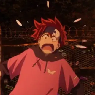 😧 9bbc9b09 Anime, Karakter, Geschrokken, Verrast, Uitroep telegram sticker