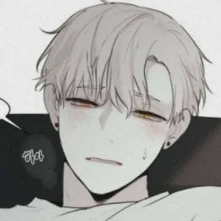 🗝 99441cb8 하아 Anime, Manga, Mồ hôi telegram sticker