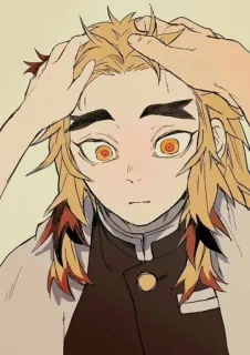 Rengoku Kyojuro telegram stickers