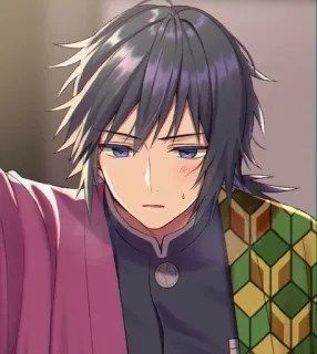 🌟 141602bd Giyu Tomioka Demon Slayer Anime, Demon Slayer, Giyu Tomioka, Personnage, Manga telegram sticker