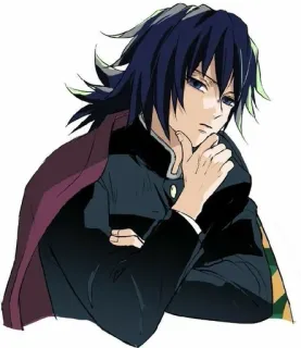 🌟 72fd6b09 Giyu Tomioka Demon Slayer Anime, Demon Slayer, Giyu Tomioka, Personnage, Pilier, Épéiste telegram sticker