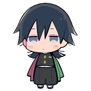 🌟 7e225ca5 Giyu Tomioka Demon Slayer Anime, Manga, Demon Slayer, Giyu Tomioka, Chibi telegram sticker