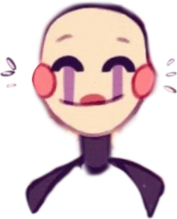 😊 434a33ea The Puppet Five Nights at Freddy's animatronik, FNAF, menyeramkan, boneka tali, boneka whatsapp sticker