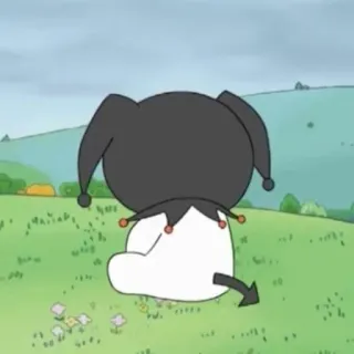 😔 182906ae Kuromi クロミ, サンリオ, アニメキャラクター, 漫画, ステッカー telegram sticker