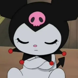 😤 31bc12af Kuromi アニメ, カートゥーン, キャラクター, かわいい, クロミ telegram sticker