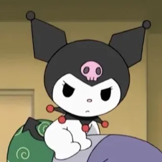 😾 90db6728 Kuromi クロミ, サンリオ, アニメ, 漫画, キャラクター telegram sticker