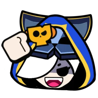 🏆 10a2712f Colette Brawl Stars gioco, brawl stars, colette, personaggio, adesivo, spilla telegram sticker
