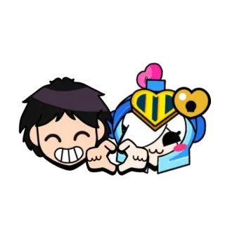 💌 86c1cb8d Cartone animato, Personaggio, Amore, Cuore, Carino telegram sticker
