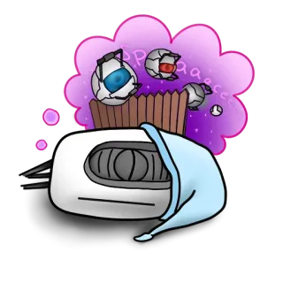 Glados Stickers telegram stickers