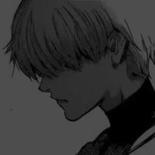 🖤 bbe78e3b Ken Kaneki Tokyo Ghoul Anime, Manga, Dark, Ghoul, Tokyo Ghoul, Kaneki Ken, Bianco e nero telegram sticker