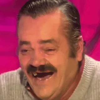 😂 efa41d4b Meme, Lustig, Lachen, Mann, Gesicht, Porträt telegram sticker