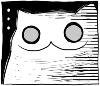 😑 3e3b4d47 gato, animal, ilustración, pegatina, meme, divertido telegram sticker