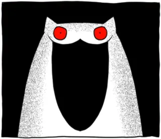 😀 800c668c búho, animal, pegatina, pájaro, dibujo animado, lindo telegram sticker