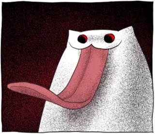 😛 ffd41afb gato, lengua, tenebroso, animal, ilustración, pegatina telegram sticker