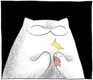 🔴 acc24058 chat, mignon, animal, dessin animé, animal de compagnie telegram sticker