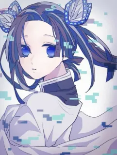 🤗 e02b84f1 Shinobu Kocho Demon Slayer anime, demon slayer, shinobu kocho, karakter, cewek, ungu telegram sticker