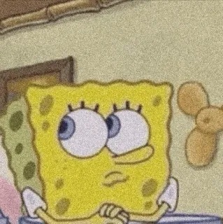 😕 05a0e521 Spongebob Spongebob Squarepants, Cartoon, Nickelodeon, Animatie, Uitdrukking, Schattig, Grappig telegram sticker
