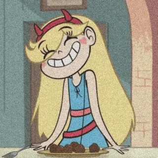 😁 41accbd5 Star Butterfly Star vs. the Forces of Evil cartoon, Star Butterfly, Star vs. de krachten van het kwaad, animatie, personage, magie, vrolijk telegram sticker