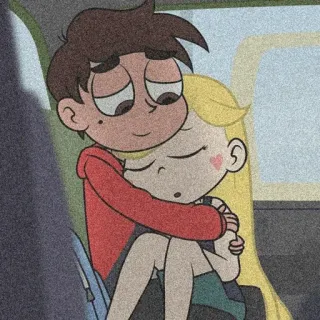 💗 c818df3f Marco Diaz Star vs. the Forces of Evil Cartoon, Animatie, Vriendschap, Knuffel, Schattig, Star vs. de Krachten van het Kwaad, Marco Diaz, Star Butterfly telegram sticker