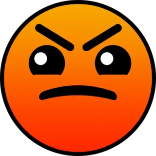😡 89b1ce89 wütend, Emoji, Gesichtsausdruck, genervt, frustriert telegram sticker