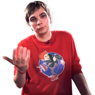 🔳 22bbaba6 男人, 手势, 衬衫, 肖像 telegram sticker