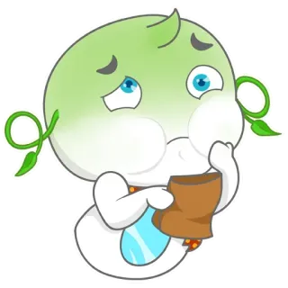 🤪 cfbc7209 Kreskówka, Kawaii, Słodkie, Postać, Naklejka telegram sticker