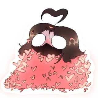 💗 462321ef сердце, любовь, милый, мультфильм, аниме telegram sticker