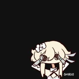 🐾 6dcd2fd4 Lumine Genshin Impact Аниме, Видеоигра, Блондинка, Персонаж, Shyruo, Genshin Impact, Люмин telegram sticker