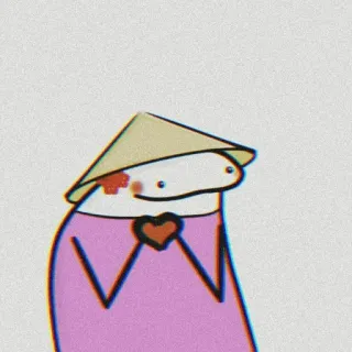 ❤️ b57436ff stiker, karakter, kartun, lucu, hati telegram sticker