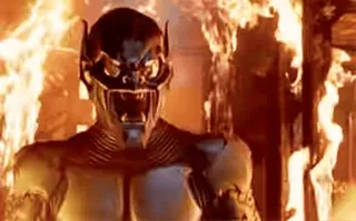🔥 ac57e5c1 Green Goblin Spider-Man villain, marvel, fire, supervillain, goblin telegram sticker