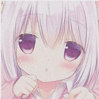 🍇 55f0544e Anime, Ragazza, Carina, Cartone animato telegram sticker