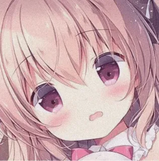 🍨 b4b21a68 Anime, Manga, Ragazza, Carina, Capelli rosa, Cartone animato telegram sticker