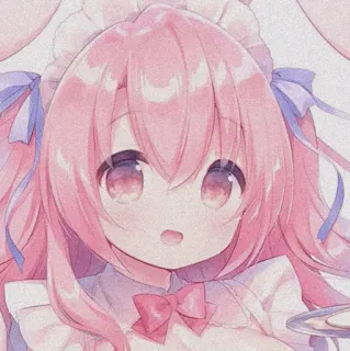 🍓 bf1943ab Anime, Rosa, Carino, Ragazza, Cameriera telegram sticker