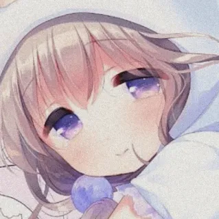 🍬 efe1f862 anime, ragazza, carina, cartoni animati, kawaii telegram sticker