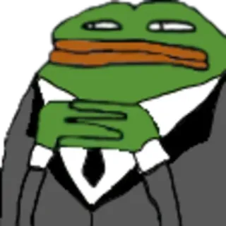 😐 a28acd5e Pepe the Frog pepe, katak, meme, meme internet telegram sticker