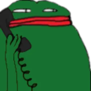 😐 e9be7c2f Pepe the Frog Pepe, katak, meme, kartun, berbicara telegram sticker