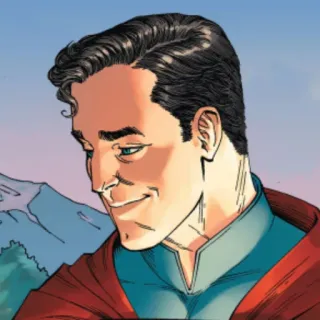 🦯 3d4e670b Superman super-herói, banda desenhada, DC Comics, Homem de Aço telegram sticker