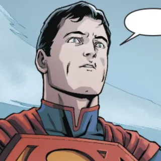 🦯 40428467 Superman super-herói, banda desenhada, personagem, homem de aço telegram sticker