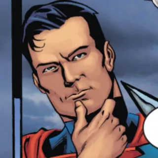 🦯 81b70574 Superman Superman, DC Comics, Personagem de quadrinhos, Herói telegram sticker