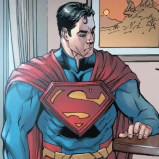 🦯 d3442a23 Superman super-herói, quadrinho, DC Comics, Superman, Man of Steel, Clark Kent telegram sticker