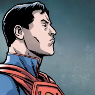 🦯 d346fdd0 Superman super-herói, banda desenhada, homem de aço, DC Comics telegram sticker
