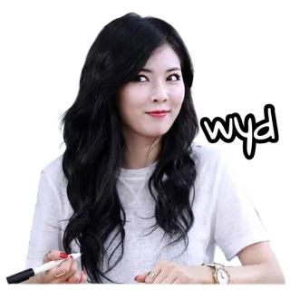 😝 3fa6d647 wyd ngapain, ekspresi, wanita, santai, menulis, penasaran telegram sticker