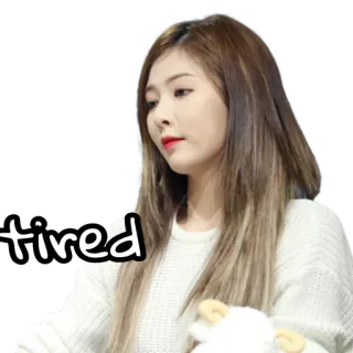 😧 5bcdb124 tired lelah, mengantuk, kelelahan, emosi, perasaan telegram sticker