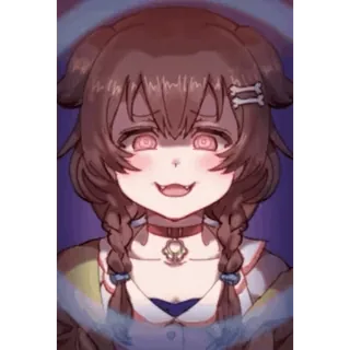 🌚 4d8f6077 Inugami Korone Hololive Аниме, VTuber, Hololive, Inugami Korone, Собака, Каваи telegram sticker