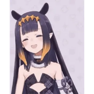 🐙 d5d0fff6 Ina'nis Ninomae Аниме, Витубер, Милый, Каваий, Девушка, Мультфильм telegram sticker