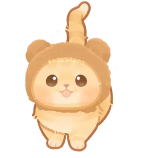 🐾 991a805e kagebeans cat, cute, kawaii, animal, pet, kitten telegram sticker
