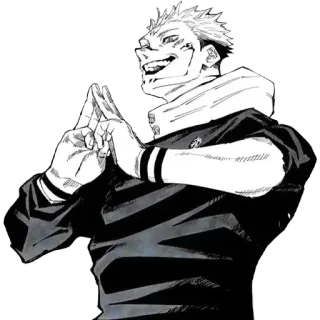 говнокайсен и годжо whatsapp stickers