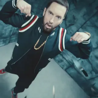 🎤 9270b934 Eminem Эминем, рэпер, музыка, знаменитость, портрет whatsapp sticker